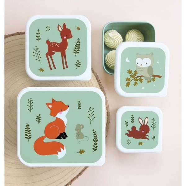 A Little Lovely Company | Lunch & Snack Box - Forest Friends