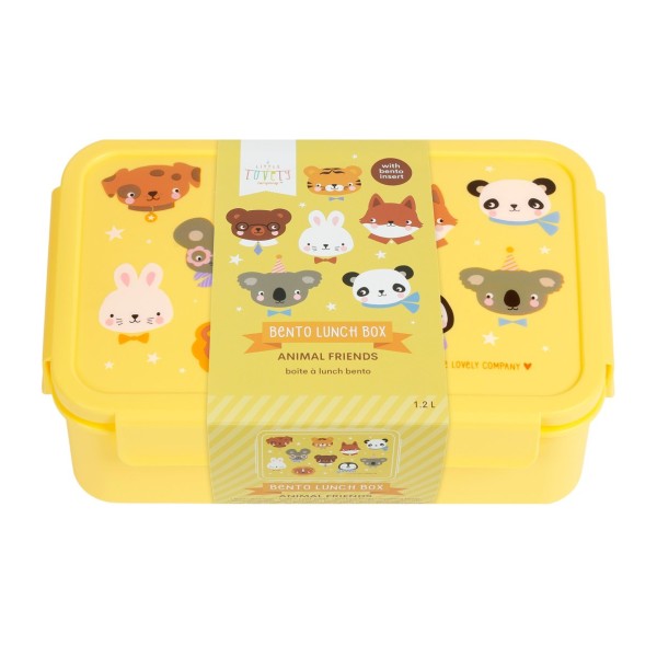 A Little Lovely Company | Φαγητοδοχείο Bento Lunch Box - Animal Friends
