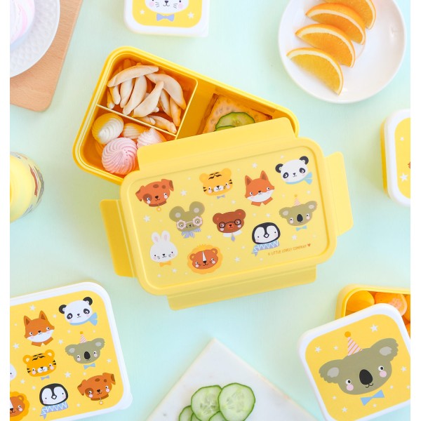 A Little Lovely Company | Φαγητοδοχείο Bento Lunch Box - Animal Friends