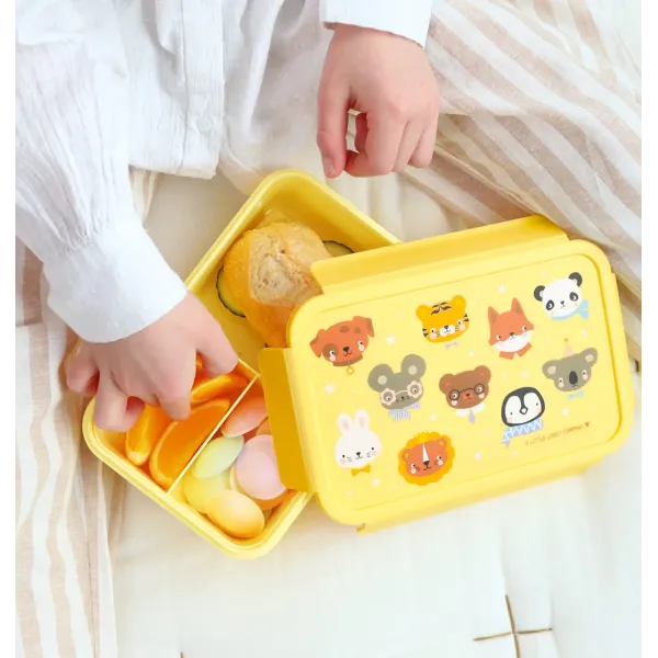 A Little Lovely Company | Φαγητοδοχείο Bento Lunch Box - Animal Friends