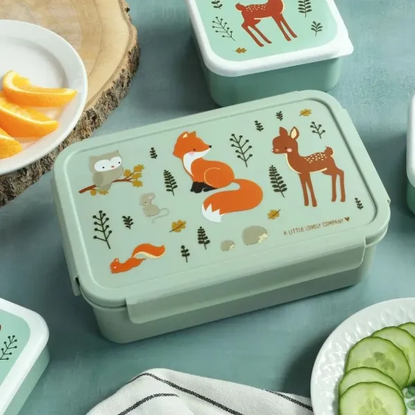 A Little Lovely Company | Φαγητοδοχείο Bento Lunch Box - Forest Friends