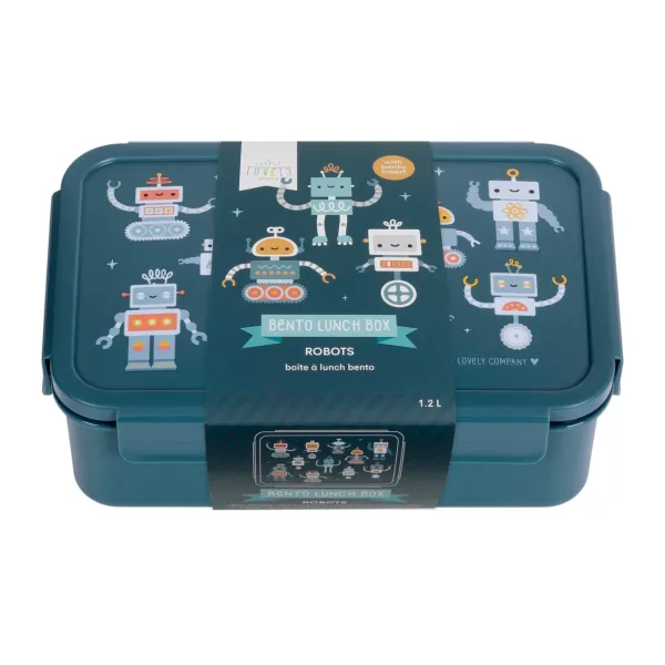 A Little Lovely Company | Φαγητοδοχείο Bento Lunch Box - Robots