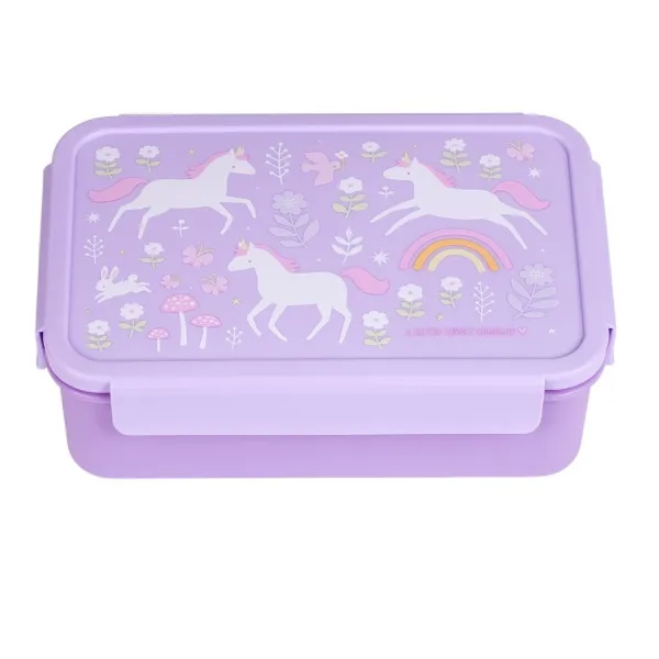 A Little Lovely Company | Φαγητοδοχείο Bento Lunch Box - Unicorn Dreams