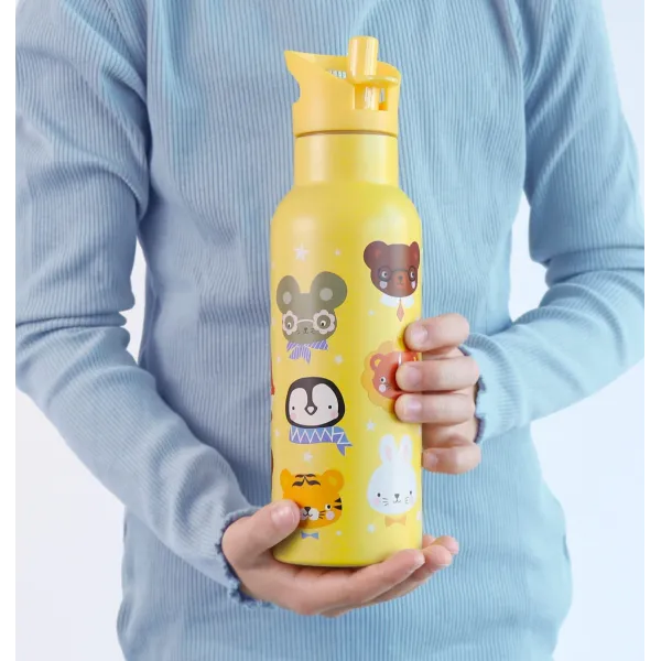 A Little Lovely Company | Παγούρι Θερμός 500ml - Animal Friends