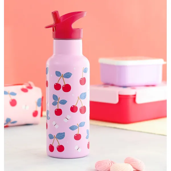 A Little Lovely Company | Παγούρι Θερμός 500ml - Cherries