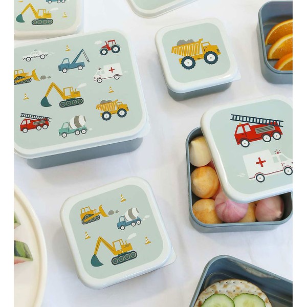 A Little Lovely Company | Lunch & Snack Box - Vehicles