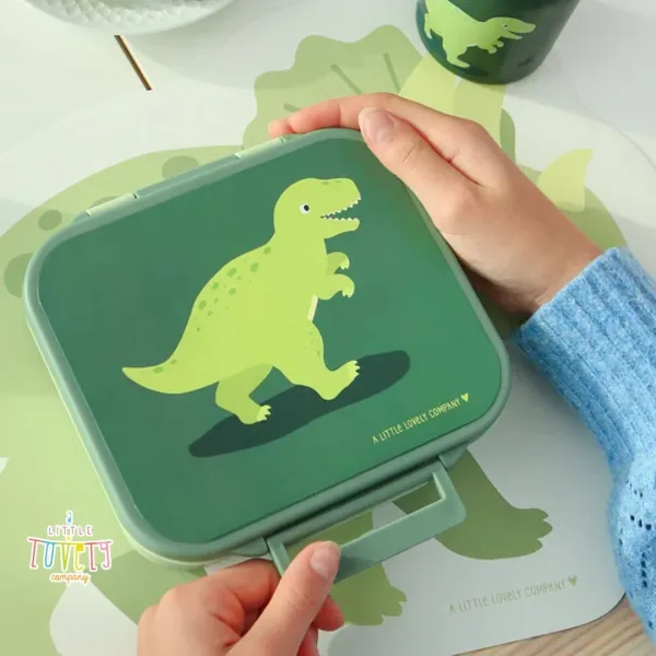 A Little Lovely Company | Φαγητοδοχείο Με Χωρίσματα 900ml - Dinosaur