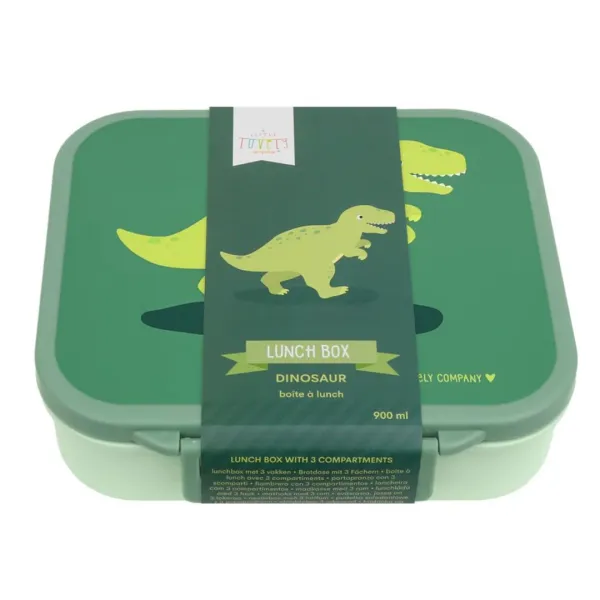 A Little Lovely Company | Φαγητοδοχείο Με Χωρίσματα 900ml - Dinosaur