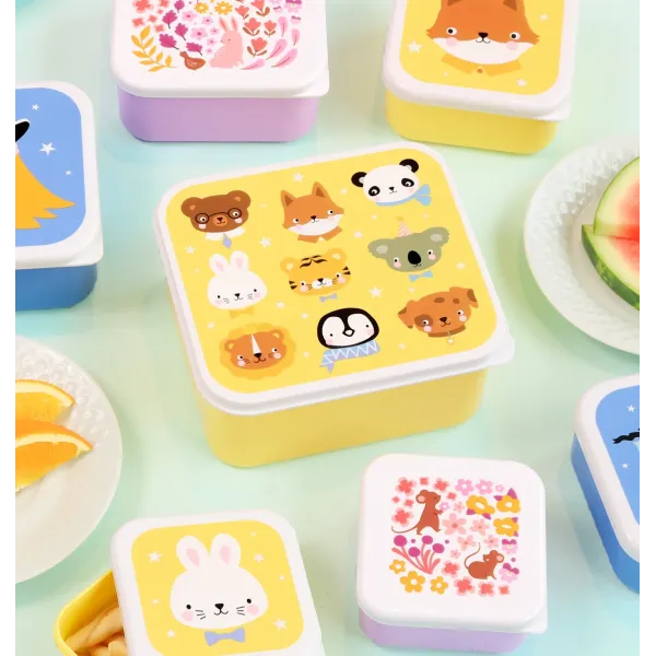 A Little Lovely Company | Lunch & Snack Box - Animal Friends