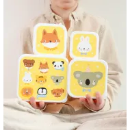 A Little Lovely Company | Lunch & Snack Box - Animal Friends