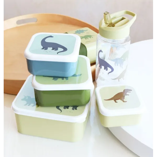 A Little Lovely Company | Lunch & Snack Box - Dinosaurs