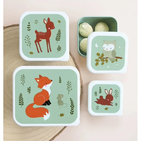 A Little Lovely Company | Lunch & Snack Box - Forest Friends