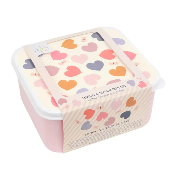 A Little Lovely Company | Lunch & Snack Box - Hearts