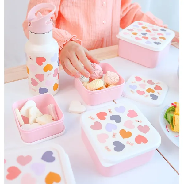 A Little Lovely Company | Lunch & Snack Box - Hearts