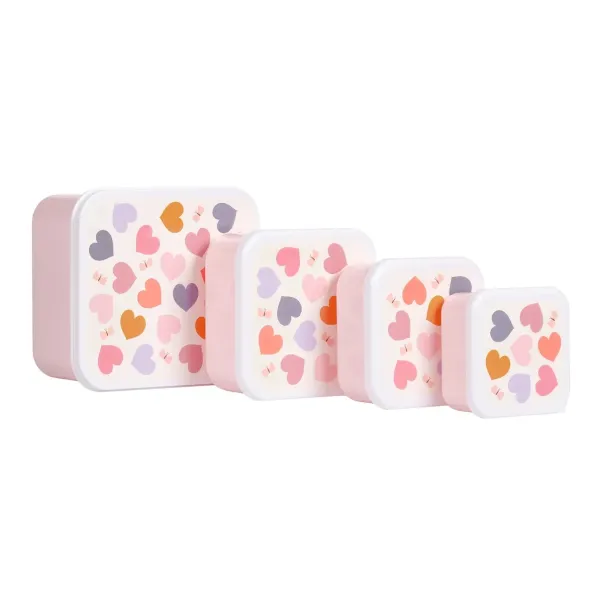 A Little Lovely Company | Lunch & Snack Box - Hearts