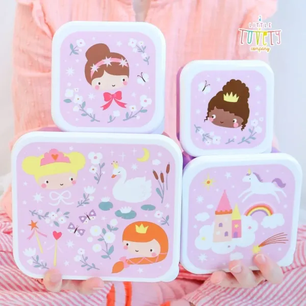 A Little Lovely Company | Lunch & Snack Box - Princesses