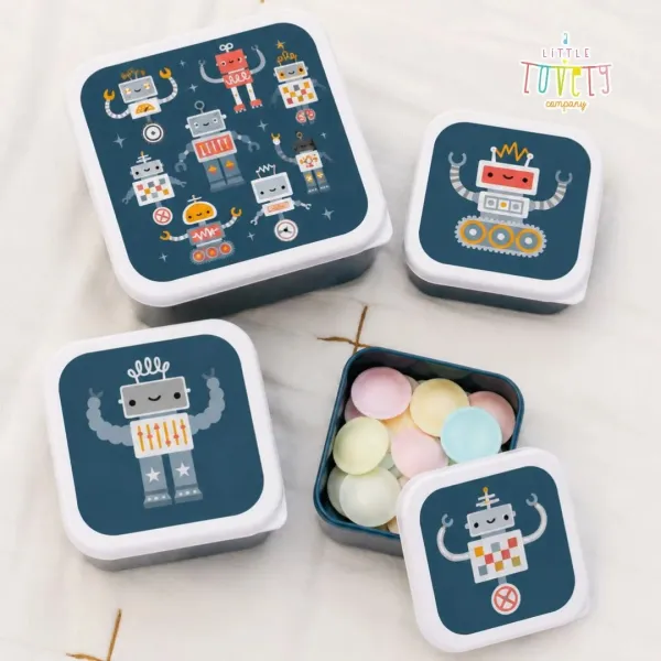 A Little Lovely Company | Lunch & Snack Box - Robots