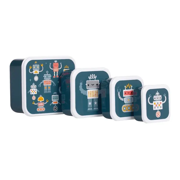 A Little Lovely Company | Lunch & Snack Box - Robots