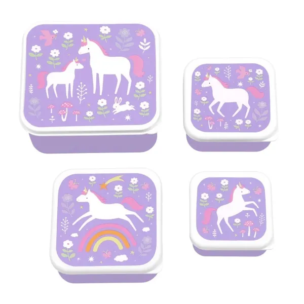 A Little Lovely Company | Lunch & Snack Box - Unicorn Dreams