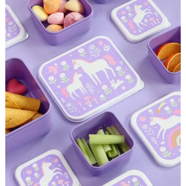 A Little Lovely Company | Lunch & Snack Box - Unicorn Dreams
