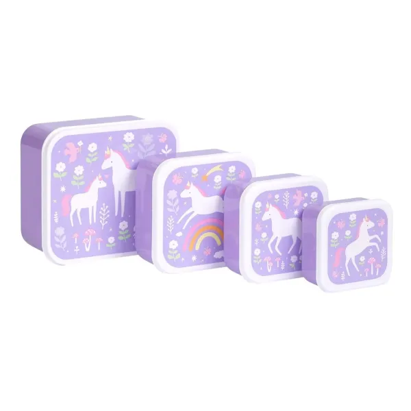 A Little Lovely Company | Lunch & Snack Box - Unicorn Dreams