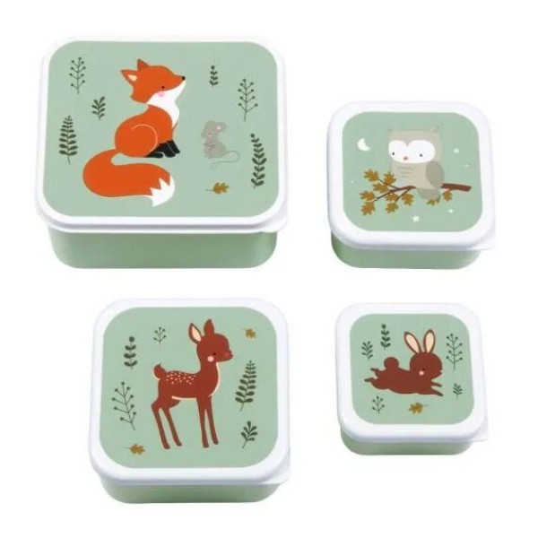 A Little Lovely Company | Lunch & Snack Box - Forest Friends