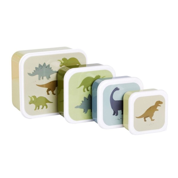 A Little Lovely Company | Lunch & Snack Box - Dinosaurs