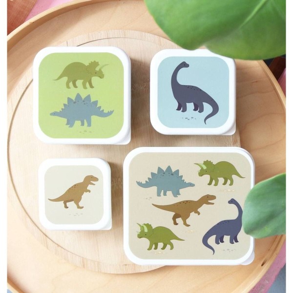 A Little Lovely Company | Lunch & Snack Box - Dinosaurs