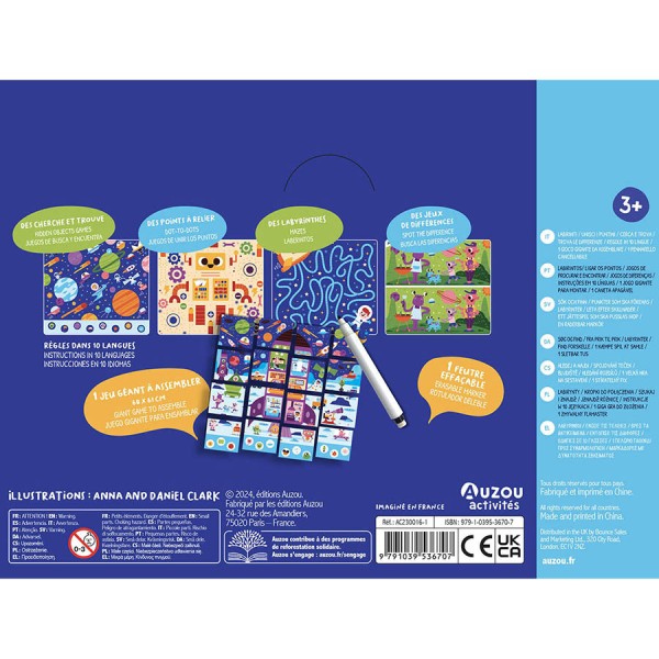 Auzou | 20 Εκπαιδευτικά Παιχνίδια - Space