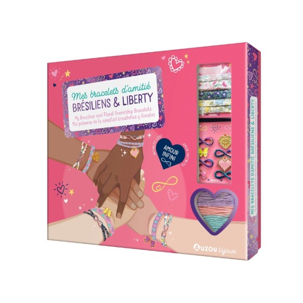 Auzou | Κατασκευή Κοσμημάτων - My Brazilian and Floral Friendship Bracelets