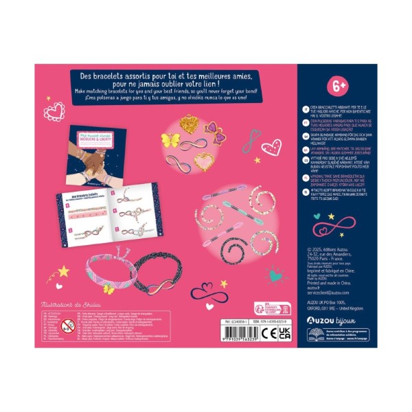 Auzou | Κατασκευή Κοσμημάτων - My Brazilian and Floral Friendship Bracelets