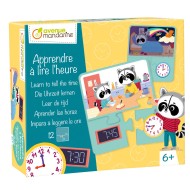 Avenue Mandarine | Παζλ 3 τεμ - Μαθαίνω την Ώρα Avenue Mandarine | Παζλ 3 τεμ - Μαθαίνω την Ώρα