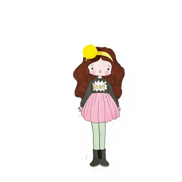 Avenue Mandarine | Ζωγράφισε τη κούκλα σου - Clara