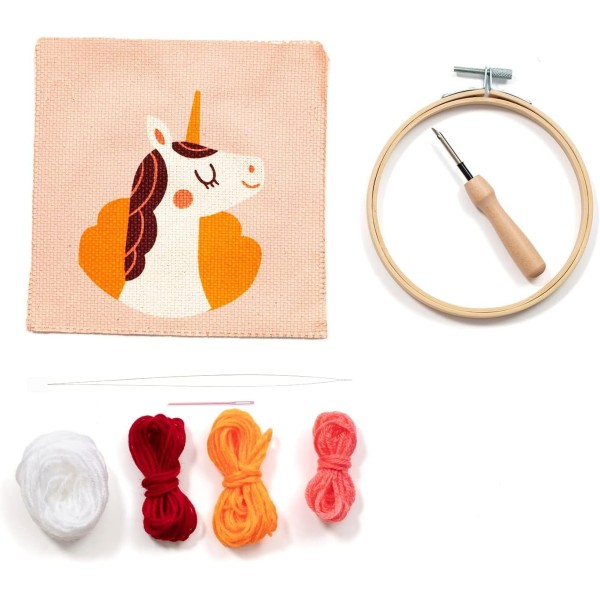 Avenue Mandarine | Κατασκευή Punch needle - Μονόκερος