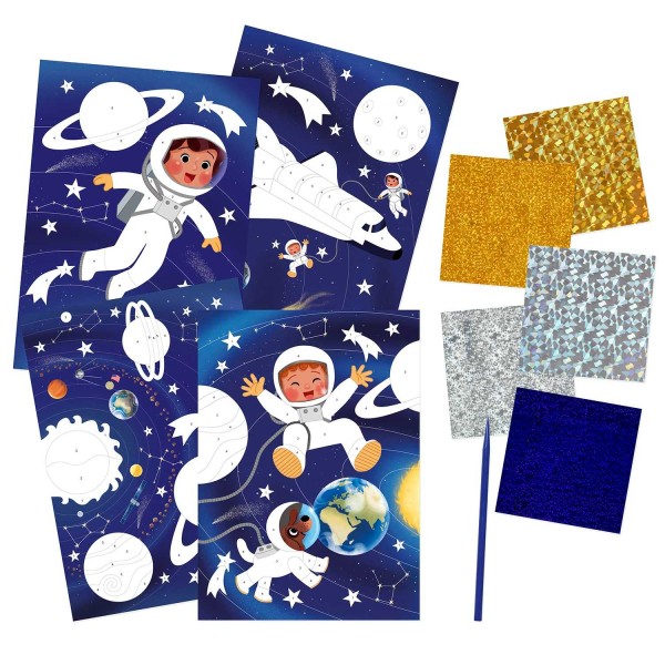 Avenue Mandarine | Κατασκευή Foil Art - Space