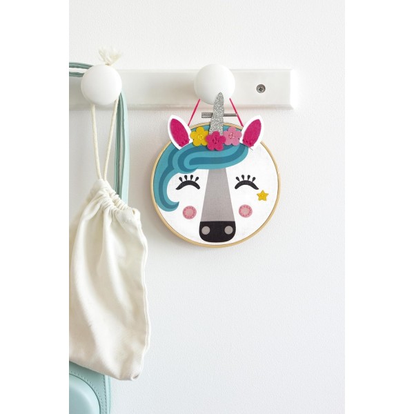 Avenue Mandarine | Κατασκευή Κέντημα σε τελάρο - Μονόκερος