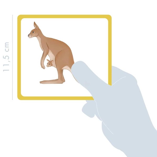 Avenue Mandarine | Εκπαιδευτικό Παιχνίδι Picture cards - Wild animals