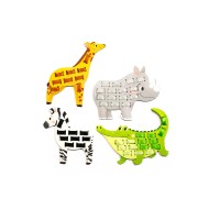 Avenue Mandarine | Κατασκευή και Παιχνίδι Λεπτής Κινητικότητας - Άγρια Ζώα