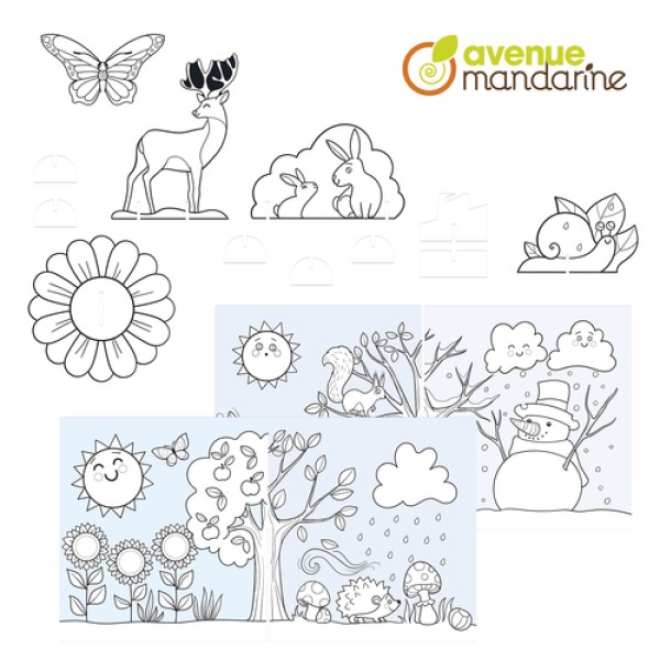Avenue Mandarine | Κατασκευή και Ζωγραφική - 4 Εποχές