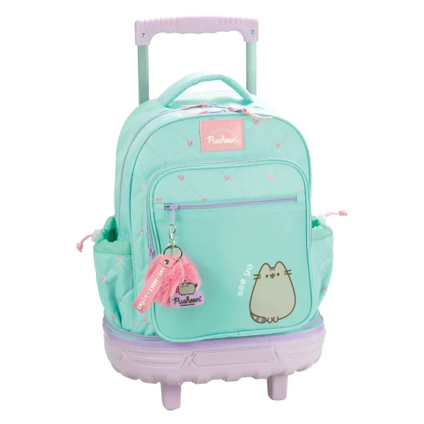 BMU | Τσάντα με Αποσπώμενο Trolley Δημοτικού - Pusheen The Cat
