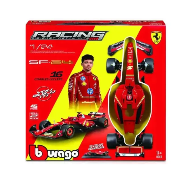 Bburago | Κατασκευή Formula 1:24 - Ferrari SF-24 2024 #16 Charles Leclerc