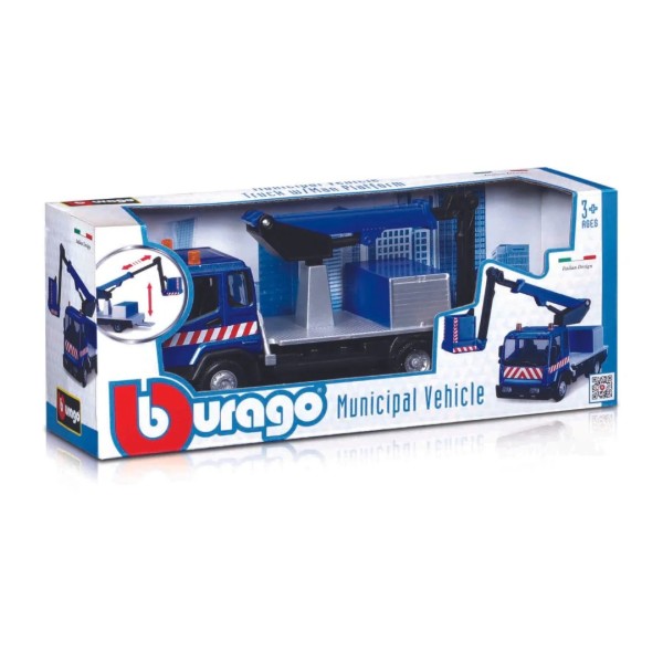 Bburago | Municipal vehicle - Φορτηγό με Ανυψωτικό Καλάθι