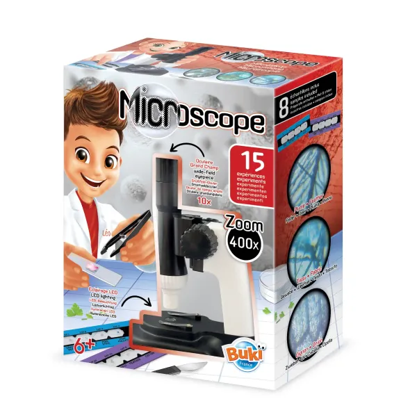 Buki | Μικροσκόπιο με 15 πειράματα