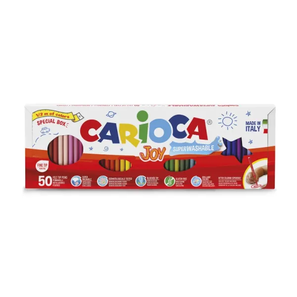 Carioca | Μαρκαδόροι Joy - 50 Τεμάχια