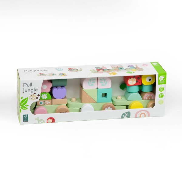 Classic World | Ξύλινο Συρόμενο Παιχνίδι Ζούγκλα