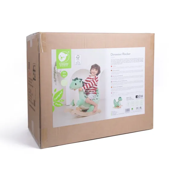 Classic World | Ξύλινος Κουνιστός Δεινόσαυρος