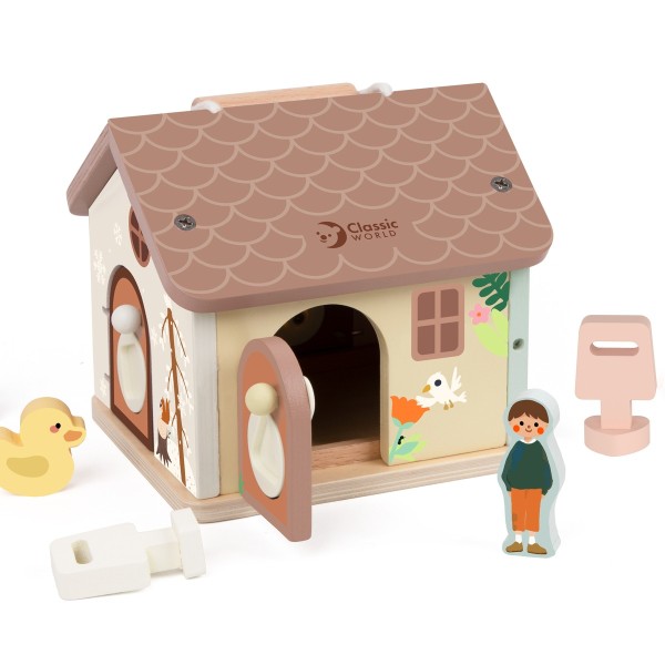 Classic World |  Ξύλινο Σπίτι με Κλειδαριές