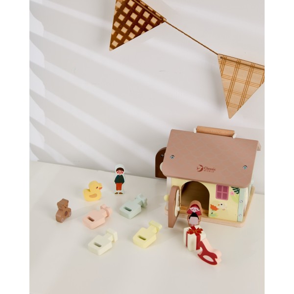 Classic World |  Ξύλινο Σπίτι με Κλειδαριές