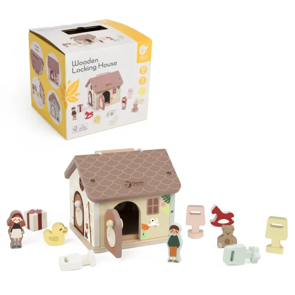 Classic World |  Ξύλινο Σπίτι με Κλειδαριές