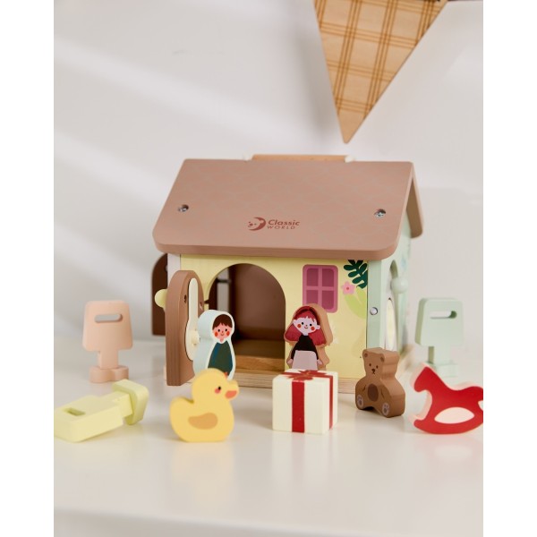 Classic World |  Ξύλινο Σπίτι με Κλειδαριές
